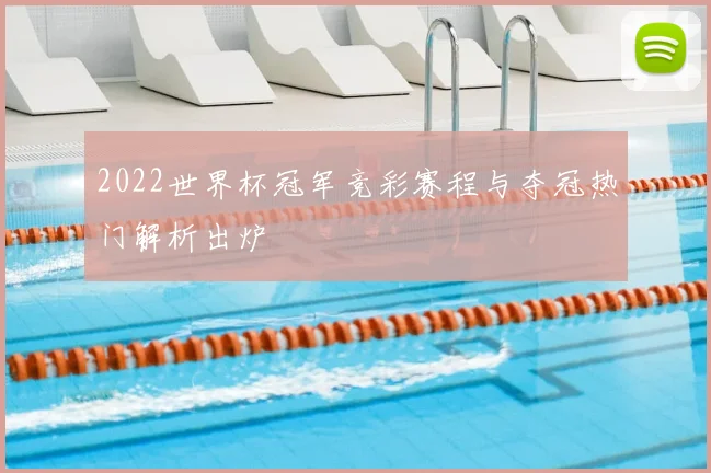 2022世界杯冠军竞彩赛程与夺冠热门解析出炉